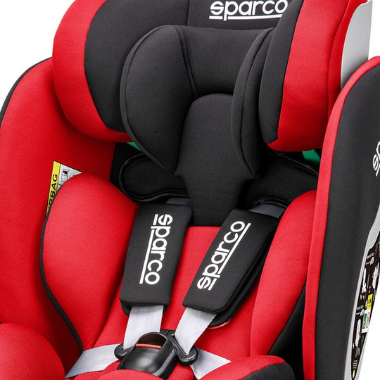 Fotelik dziecięcy Sparco SK6000I Evo czerwony