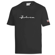 Koszulka t-shirt Lancia HF Fulvia Logo Sparco czarna