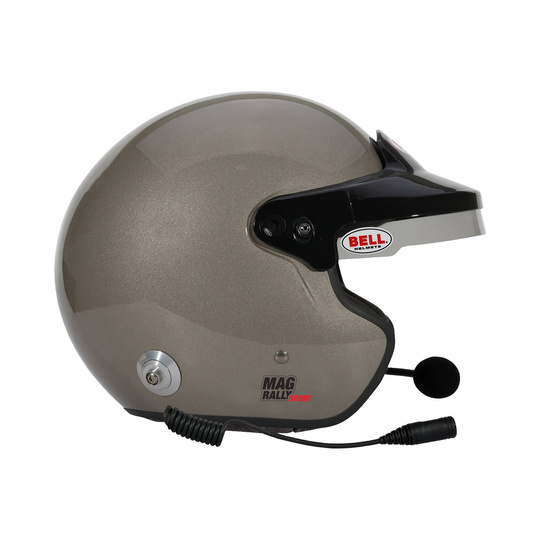 Kask Bell MAG Rally Sport srebrny (FIA)
