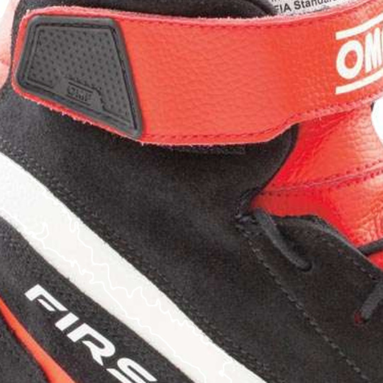 Buty OMP First MY21 czarne/czerwone (FIA)