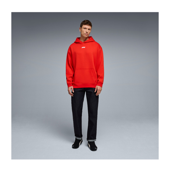 Bluza męska z kapturem Racing Line czerwona Formula 1 2026