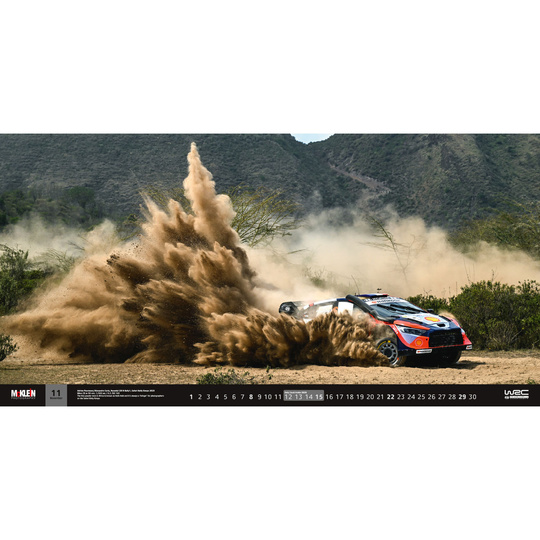 Kalendarz ścienny McKlein Rally 2026 - The Wider View