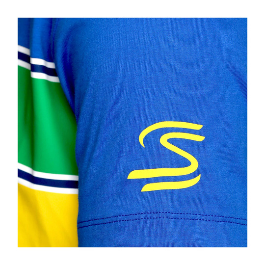Koszulka t-shirt męska Hashtag niebieska Senna 2025