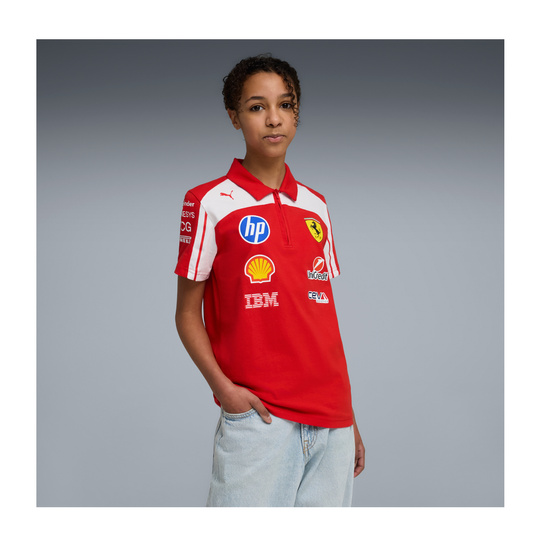 Koszulka polo dziecięca Team Ferrari F1 2026
