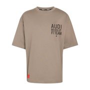 Koszulka t-shirt Elevated Graphic Audi Revolut F1 2026 brązowa