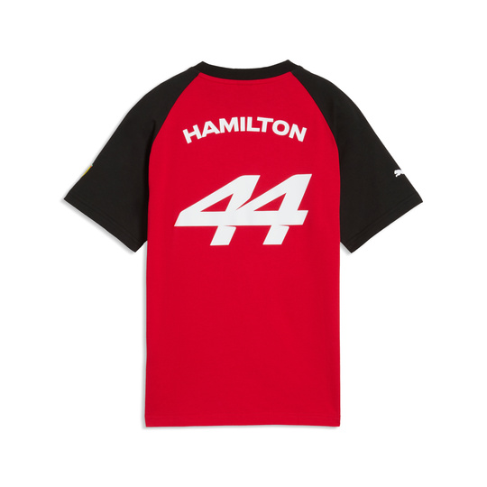 Koszulka t-shirt dziecięca Graphic Lewis Hamilton Scuderia Ferrari F1 2026 czerwona