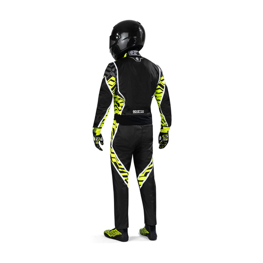 Kombinezon kartingowy dziecięcy Sparco X-LIGHT K MY22 czarno-żółty (CIK-FIA)
