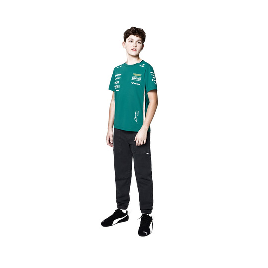 Koszulka t-shirt dziecięca Alonso Team Aston Martin F1 2025