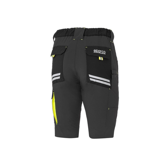 Spodenki Light Tech Sparco szare/żółte
