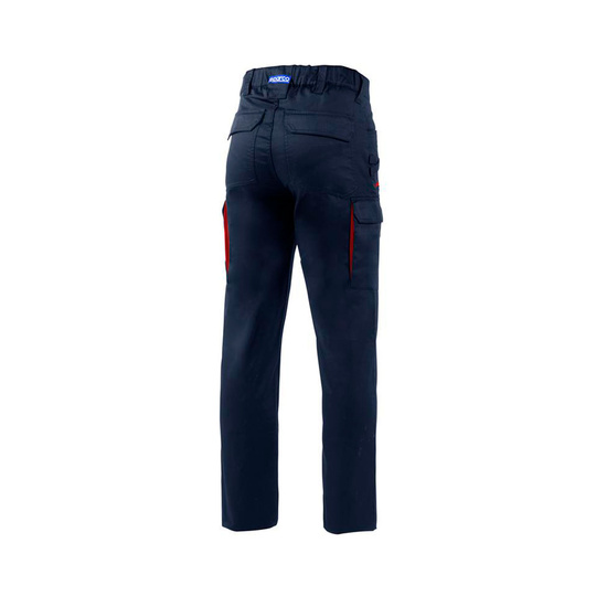 Spodnie Vermont Sparco granatowe/czerwone