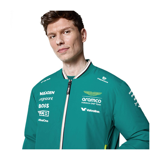 Kurtka męska wiosenna Bomber Team Aston Martin F1 2025