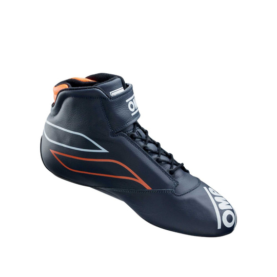 Buty OMP ONE-S MY26 granatowo-pomarańczowe (FIA)