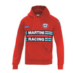 Bluza z kapturem Martini Racing Sparco czerwona