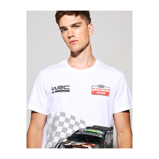 Koszulka t-shirt męska Car Rally Poland WRC 2024