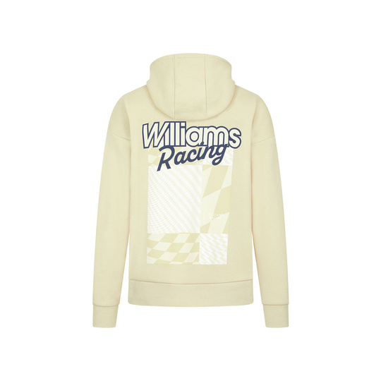 Bluza z kapturem Oversized Williams F1 beżowa