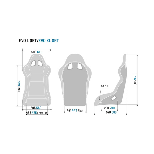 Fotel samochodowy Sparco EVO L QRT MY20 (homologacja FIA)