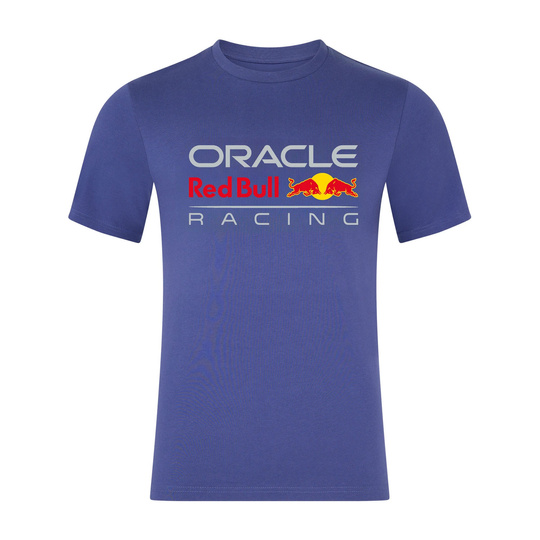 Koszulka T-shirt dziecięca Front Logo niebieska Red Bull Racing 2025