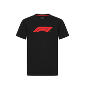 Koszulka t-shirt dziecięca Logo czarna Formula 1 2025
