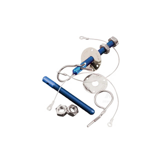 Zapinki kołkowe OMP EB480 aluminiowo - stalowe