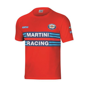 Koszulka t-shirt Martini Racing Sparco czerwona