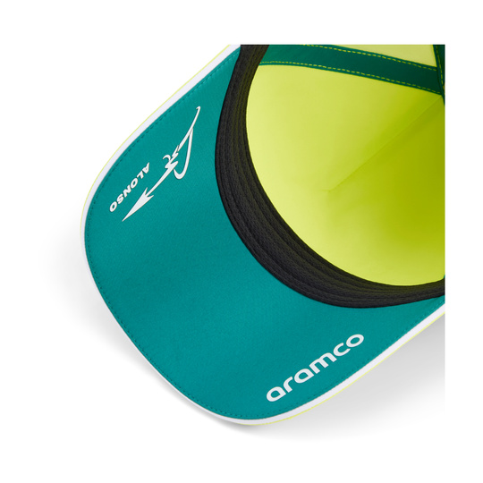 Czapka baseballowa męska zielona Alonso Team Aston Martin F1 2026