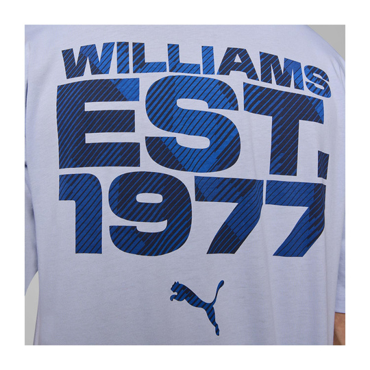 Koszulka t-shirt męska Oversized niebieska Williams Racing 2025