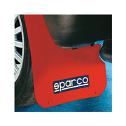 Fartuchy przeciwbłotne Sparco sztywne czerwone (FIA)