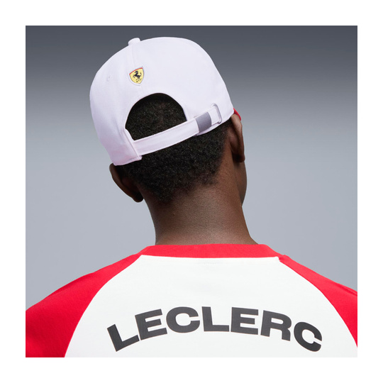 Czapka z daszkiem Charles Leclerc Graphic Scuderia Ferrari F1 2026 biała