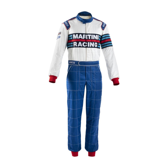Kombinezon Sparco Competition Martini Racing niebieski (FIA)