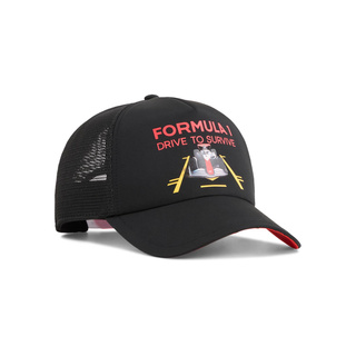 Czapka z daszkiem DTS Trucker Formula 1 czarna