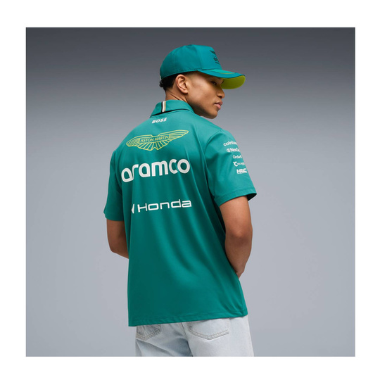 Koszulka polo męska Team Aston Martin F1 2026