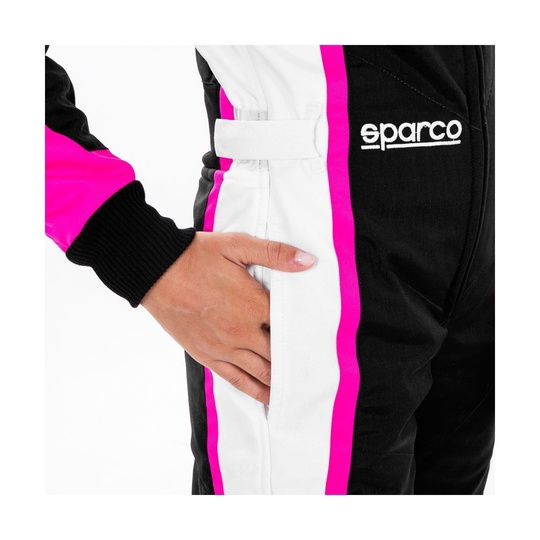 Kombinezon dziecięcy Sparco Kerb MY20 czarny/różowy (CIK)