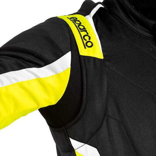 Kombinezon Sparco Sprint Pro MY25 czarny/żółty (FIA)