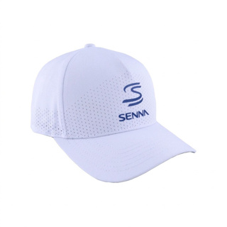 Czapka z daszkiem Ayrton Senna Leisure Ayrton Senna Collection biała