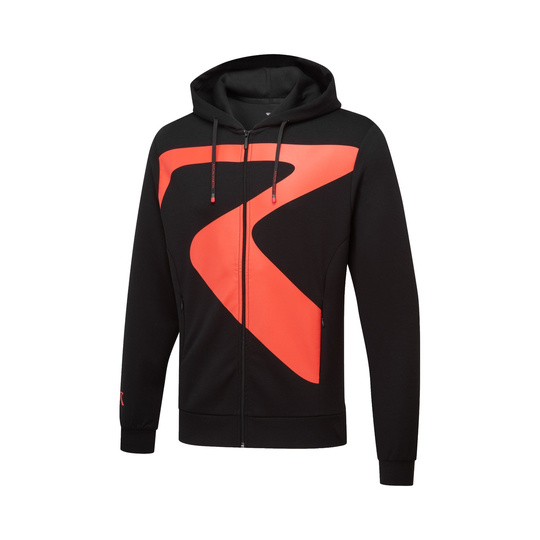 Bluza z kapturem rozpinana AMR Graphic Aston Martin Racing 2026 czarna