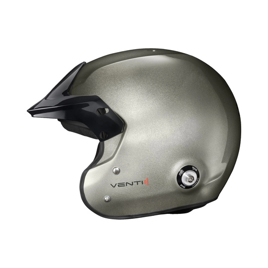 Kask Stilo Venti4 Trophy Jet Composite Hans (FIA) srebrny