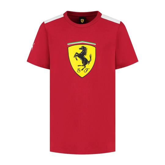 Koszulka t-shirt Shield Scuderia Ferrari F1 czerwona