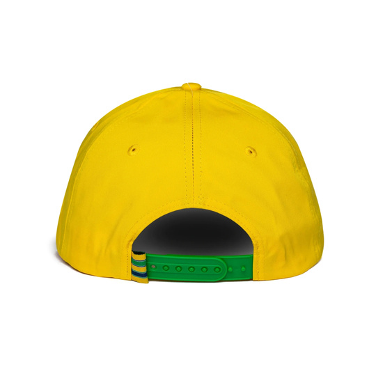 Czapka baseballowa męska Debossed Logo żółta Ayrton Senna 2026