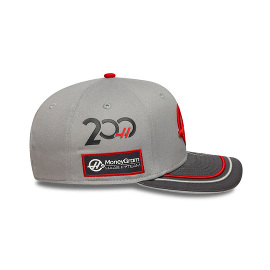 Czapka baseballowa męska Bearman 200th Race Haas F1 2025