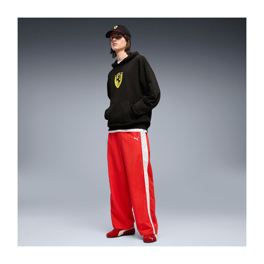 Bluza z kapturem Large Logo Scuderia Ferrari F1 2026 czarna