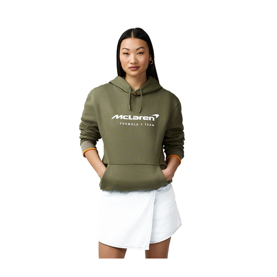 Bluza męska z kapturem Essentials zielona McLaren F1 2025