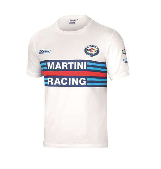 Koszulka t-shirt Martini Racing Sparco biała