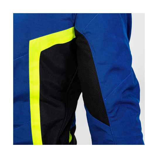 Kombinezon kartingowy Sparco KERB MY20 niebiesko-żółty (CIK-FIA)