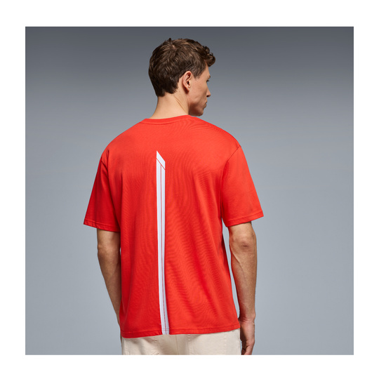 Koszulka T-shirt męska czerwona Racing Line Formula 1 2026
