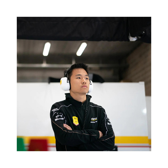 Bluza męska Zipper czarna Hertz Team Jota 2024