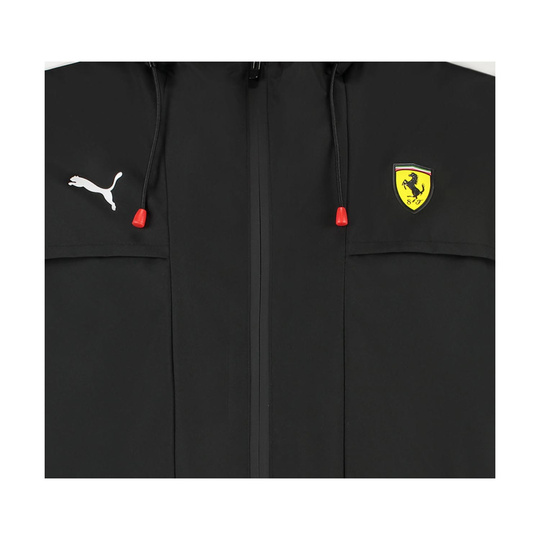 Kurtka przeciwdeszczowa Rain Scuderia Ferrari F1 czarna