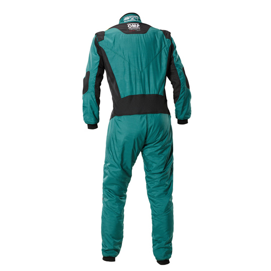 Kombinezon OMP Tecnica Superlight zielony (FIA)