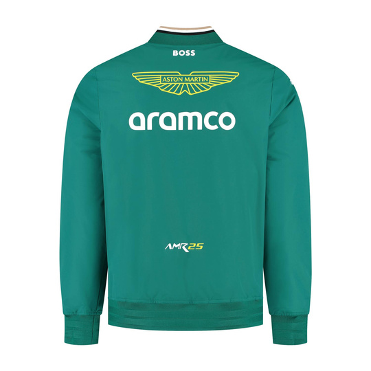 Kurtka męska wiosenna Bomber Team Aston Martin F1 2025