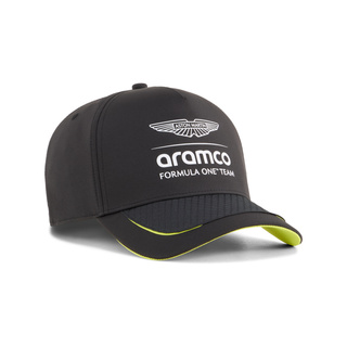Czapka baseballowa męska czarna Logo Aston Martin F1 2026