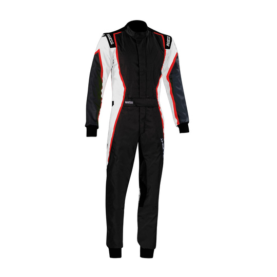 Kombinezon kartingowy dziecięcy Sparco X-LIGHT K MY22 czarno-czerwony (CIK-FIA)
